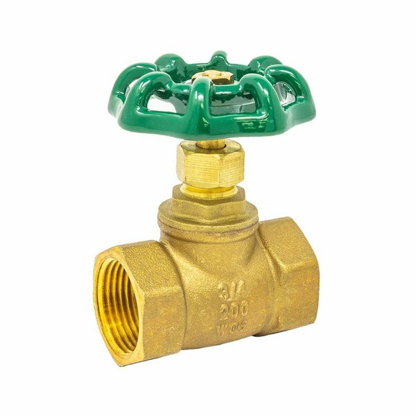 Thrifco Plumbing 1 Inch IPS Globe Brass Stop Valve 6415067